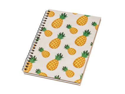 8271 5 dreveny blok a5 ananas