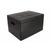 7122 2 dreveny box s vikem 40 x 30 x 23 cm cerny