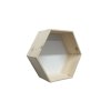 7131 2 prirodni police hexagon 31 x 27 x 13 cm